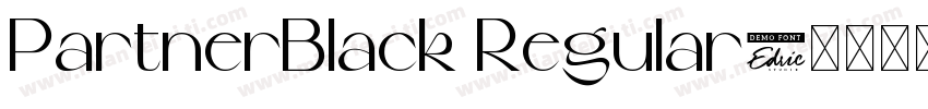 PartnerBlack Regular字体转换